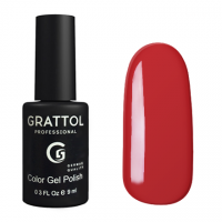 Гель-лак Grattol Color Gel Polish - тон №052 Red 9 мл.