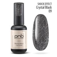 PNB UV/LED Gel Polish SHOCK EFFECT 09 Crystal Black PNB 8 ml