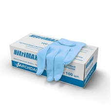 Перчатки NitriMax голубые р.M 50 пар/уп