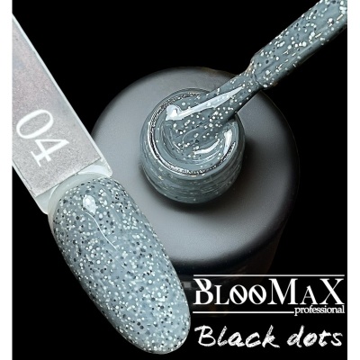 Гель лак BlooMaX Black Dots 04, 8 мл